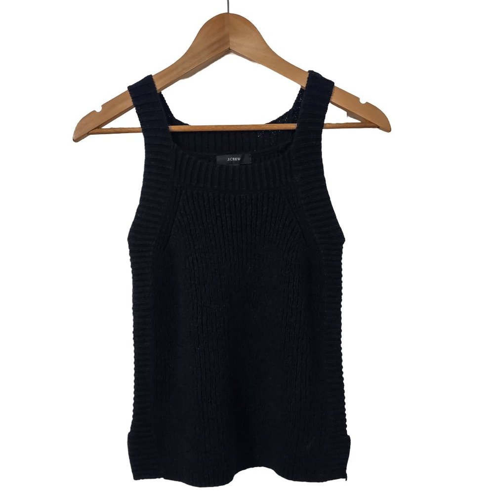 J.Crew Sweater Tank Black XXS
